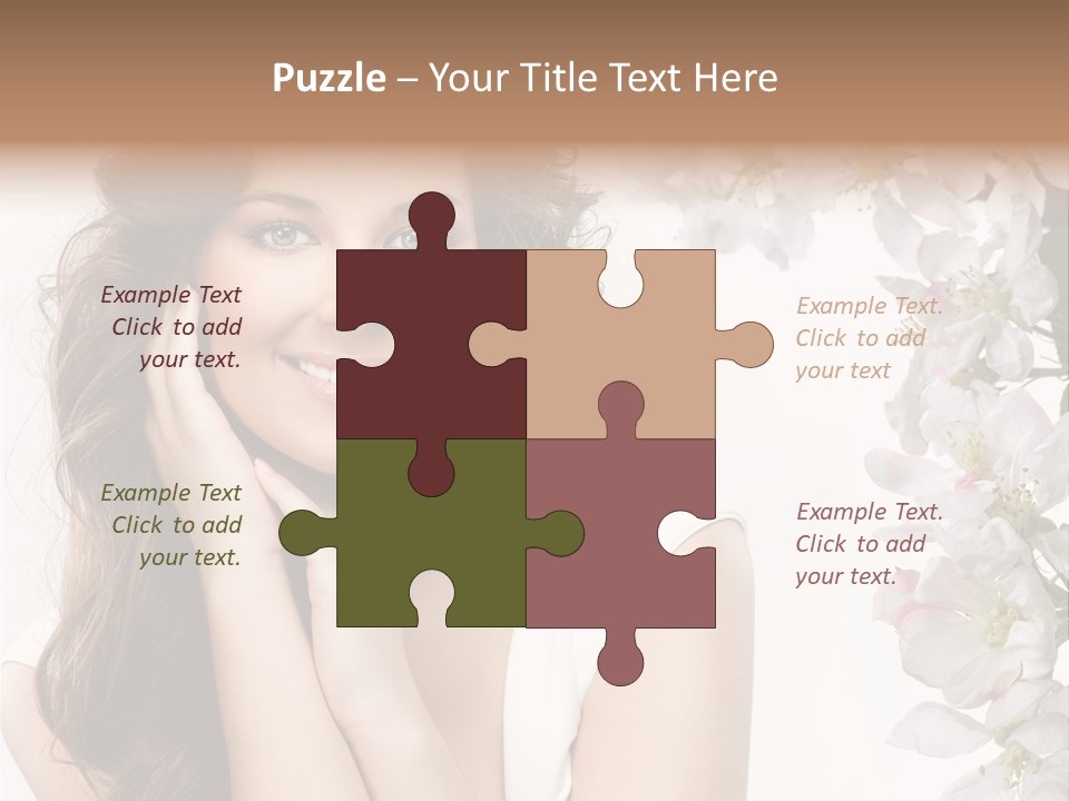 Beauty Hear Cosmetic PowerPoint Template