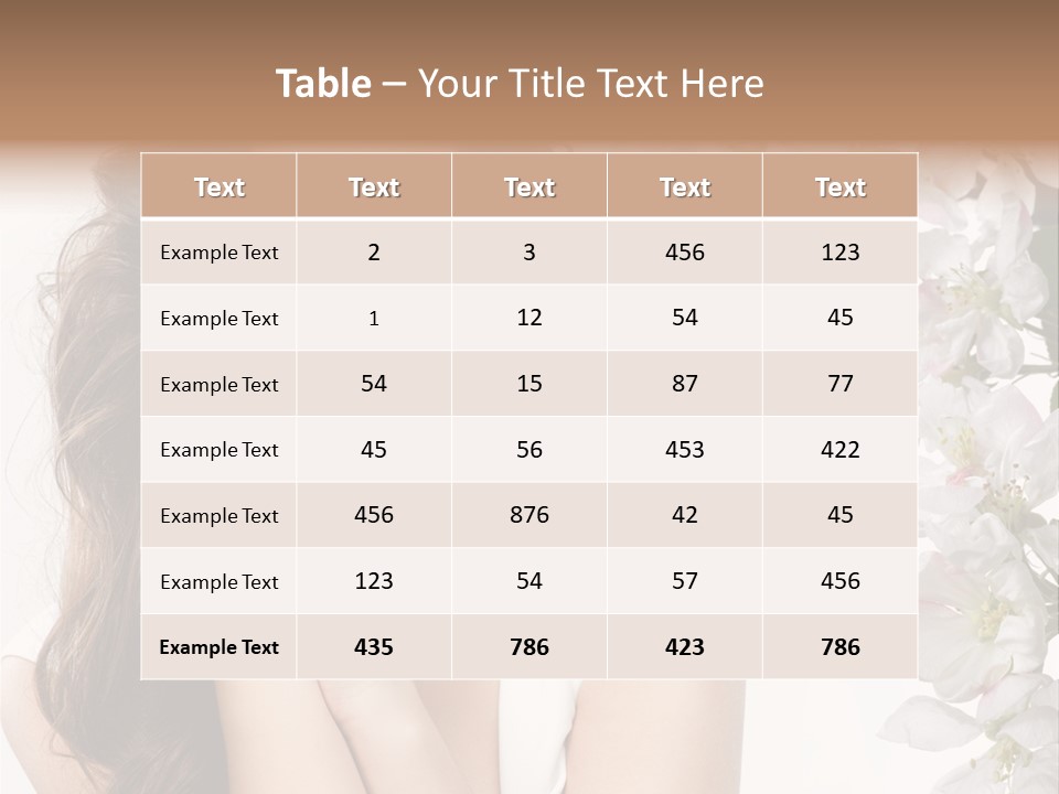 Beauty Hear Cosmetic PowerPoint Template
