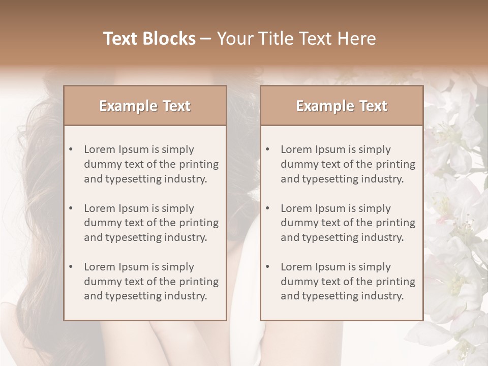 Beauty Hear Cosmetic PowerPoint Template