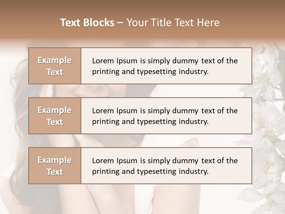 Beauty Hear Cosmetic PowerPoint Template