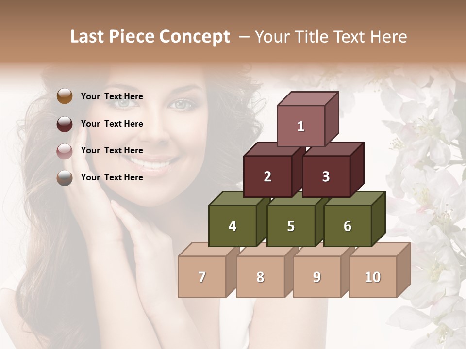 Beauty Hear Cosmetic PowerPoint Template