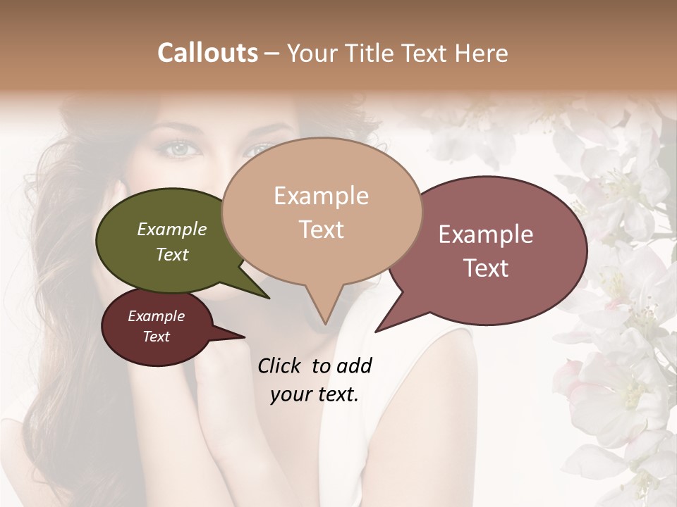 Beauty Hear Cosmetic PowerPoint Template