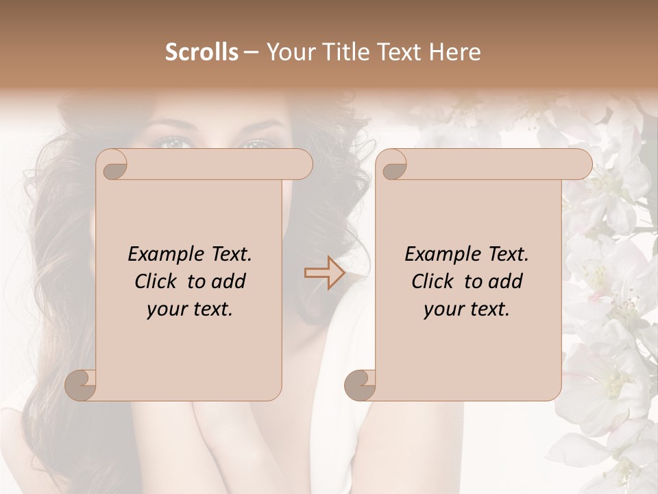 Beauty Hear Cosmetic PowerPoint Template
