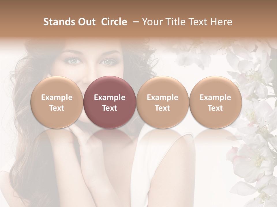 Beauty Hear Cosmetic PowerPoint Template