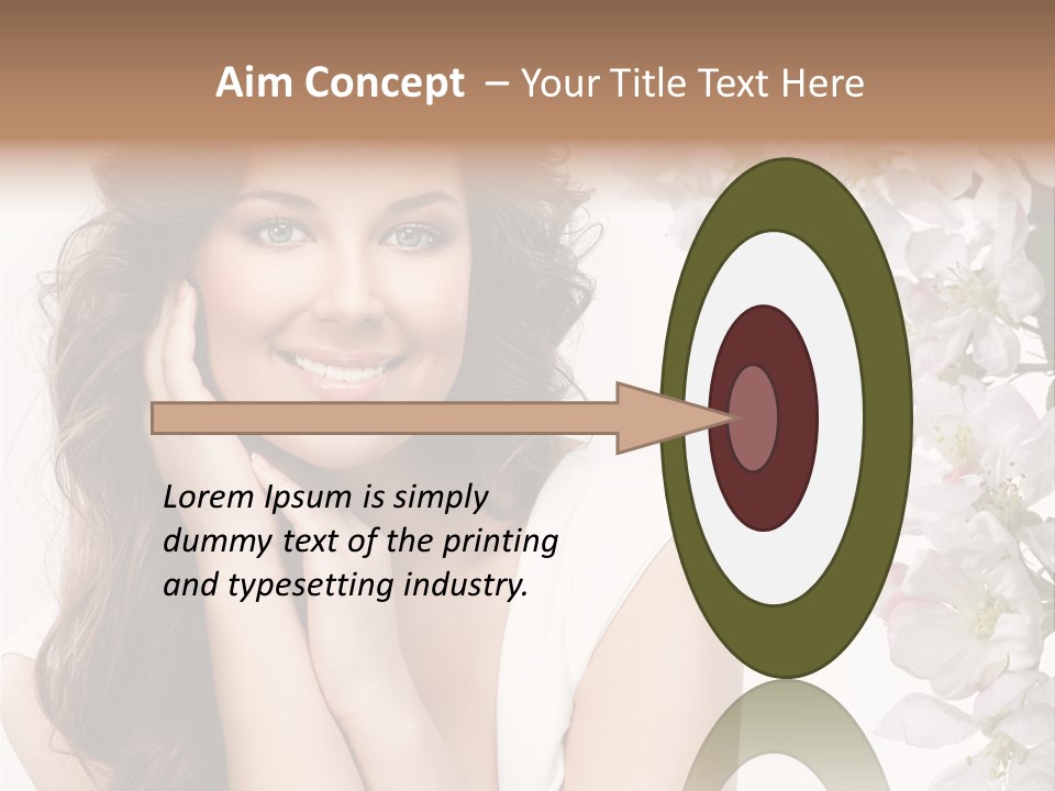 Beauty Hear Cosmetic PowerPoint Template