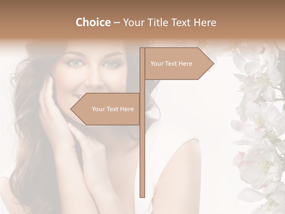 Beauty Hear Cosmetic PowerPoint Template