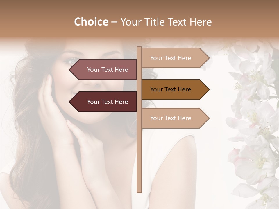 Beauty Hear Cosmetic PowerPoint Template