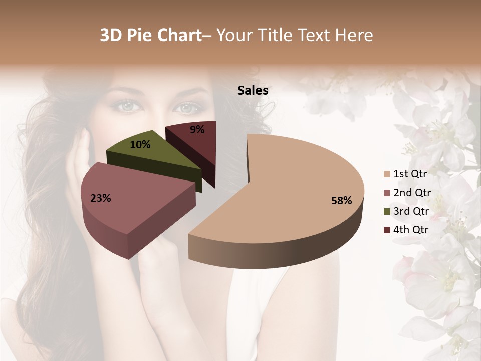 Beauty Hear Cosmetic PowerPoint Template