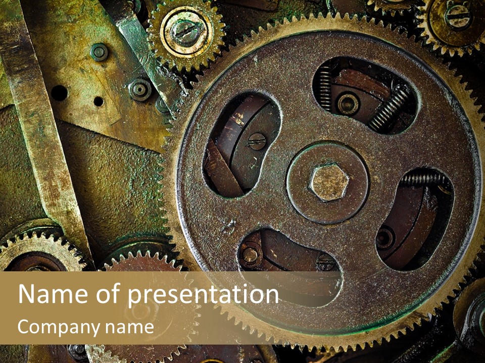 Transmission Precision Idea PowerPoint Template