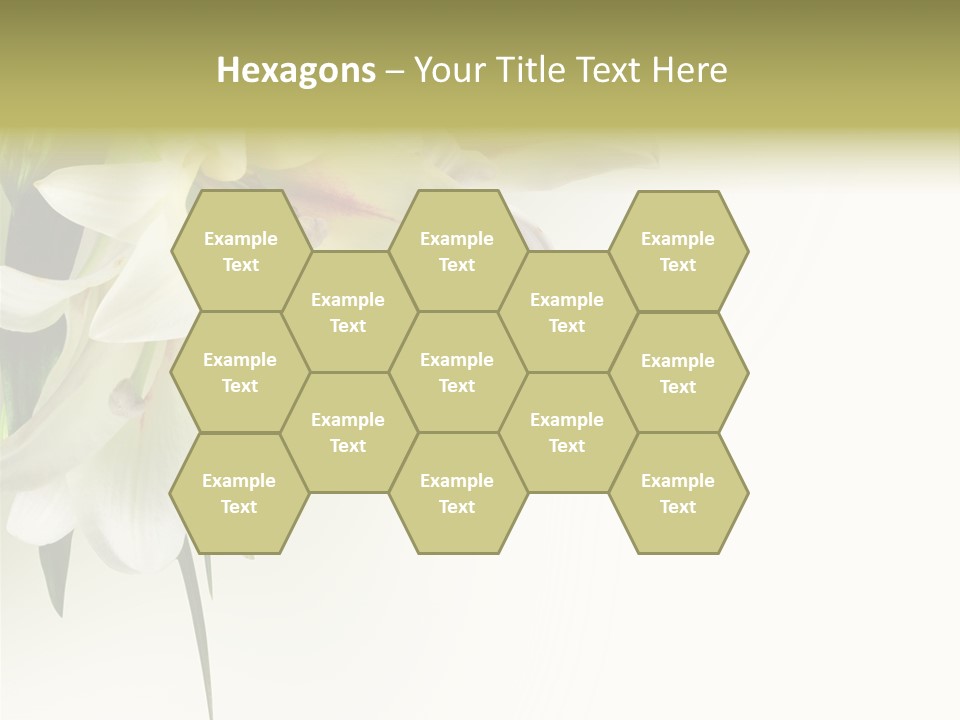 Beauty Lily Group PowerPoint Template