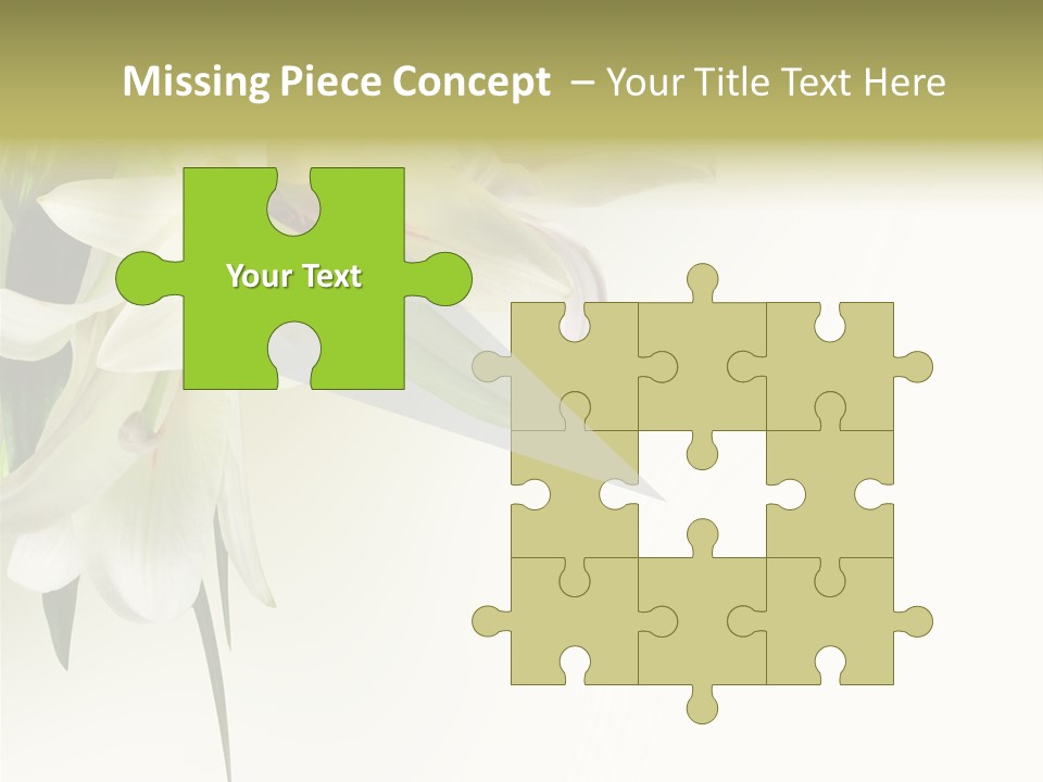 Beauty Lily Group PowerPoint Template