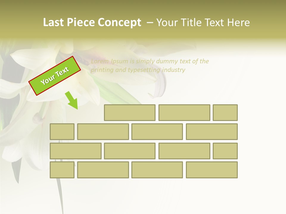 Beauty Lily Group PowerPoint Template