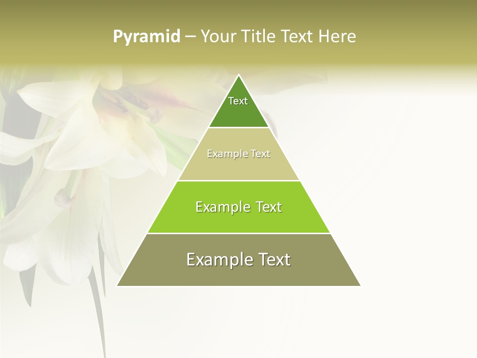 Beauty Lily Group PowerPoint Template