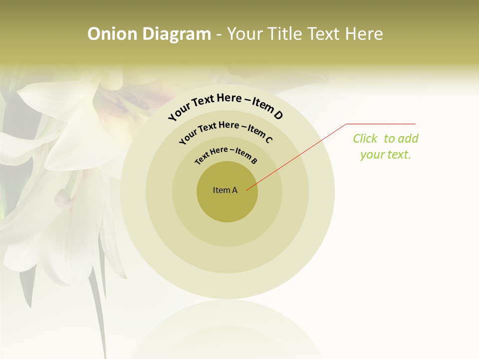 Beauty Lily Group PowerPoint Template