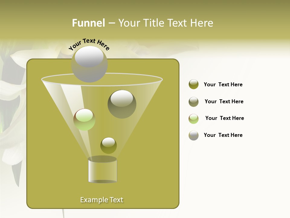 Beauty Lily Group PowerPoint Template