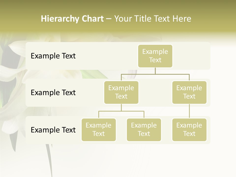 Beauty Lily Group PowerPoint Template