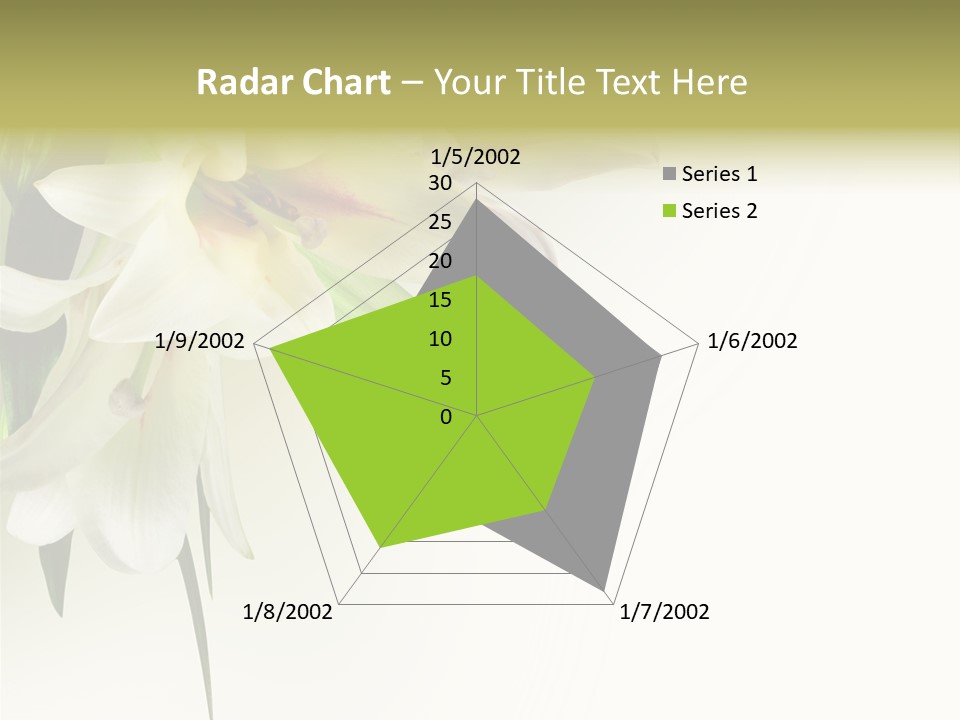 Beauty Lily Group PowerPoint Template