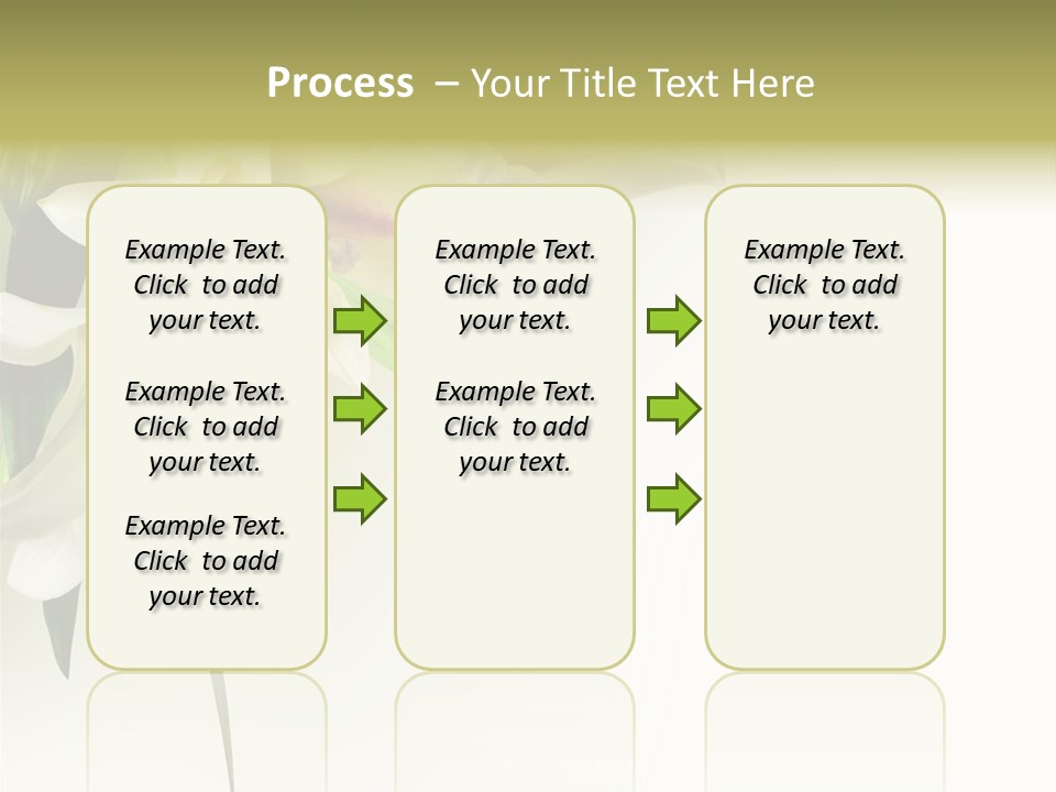 Beauty Lily Group PowerPoint Template