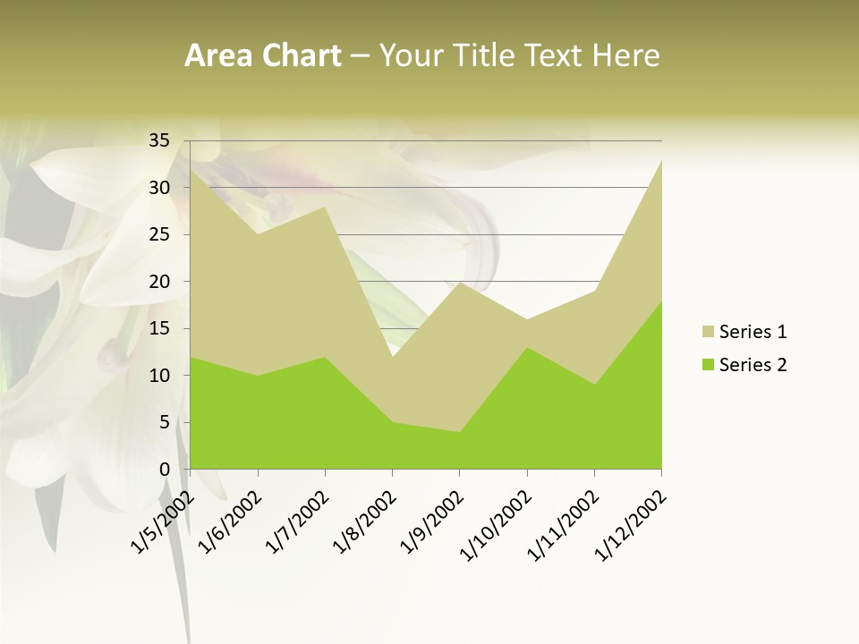Beauty Lily Group PowerPoint Template