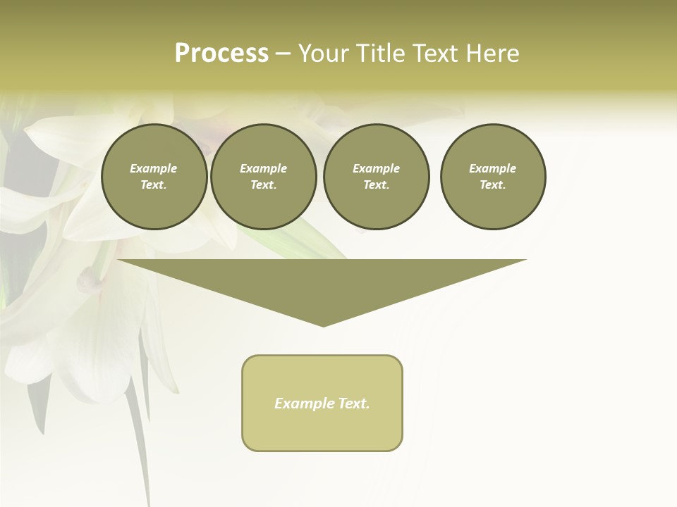 Beauty Lily Group PowerPoint Template