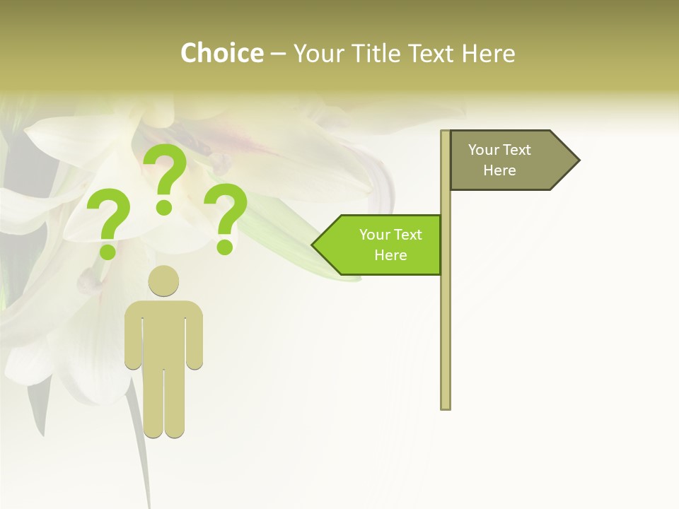 Beauty Lily Group PowerPoint Template