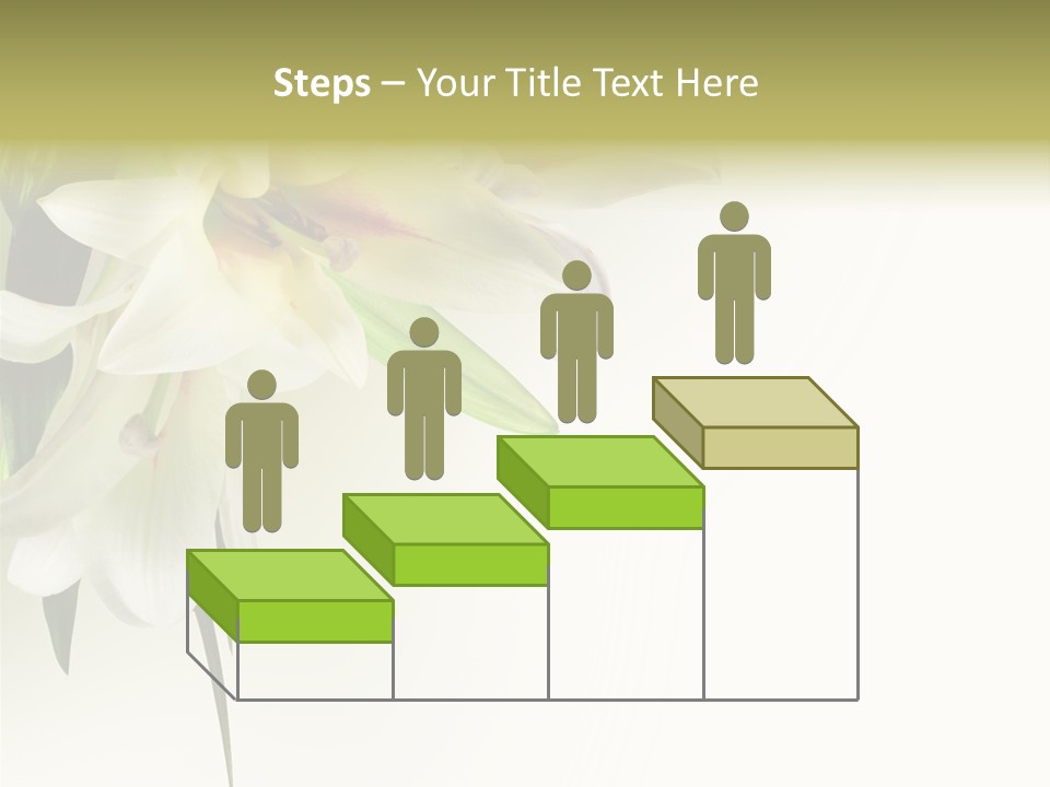 Beauty Lily Group PowerPoint Template