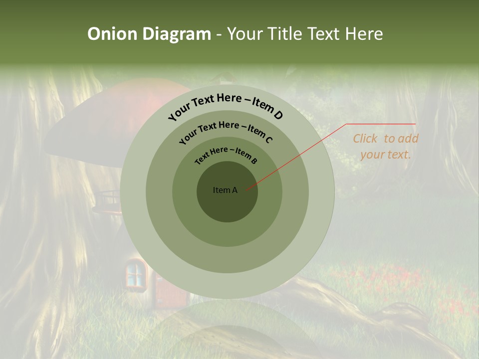 Green Fantasy Life PowerPoint Template