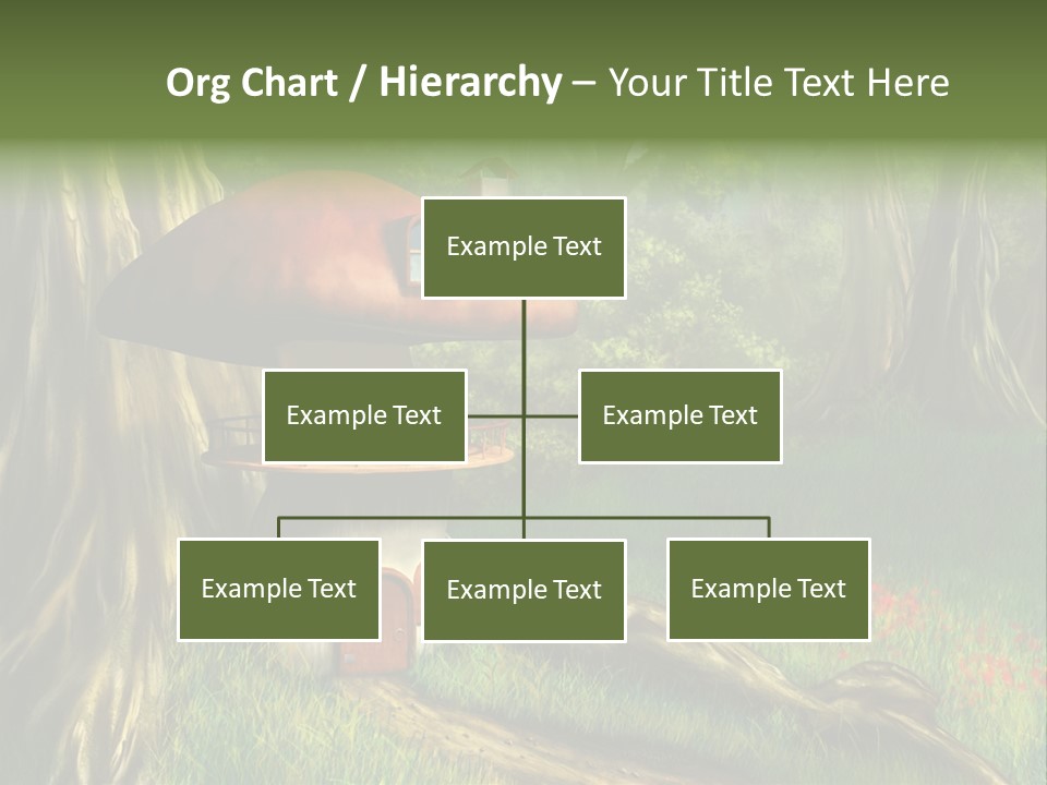 Green Fantasy Life PowerPoint Template