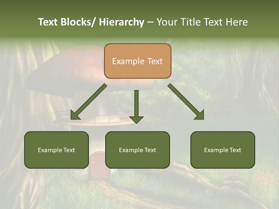 Green Fantasy Life PowerPoint Template
