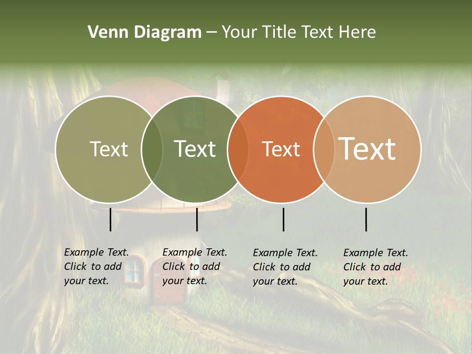 Green Fantasy Life PowerPoint Template