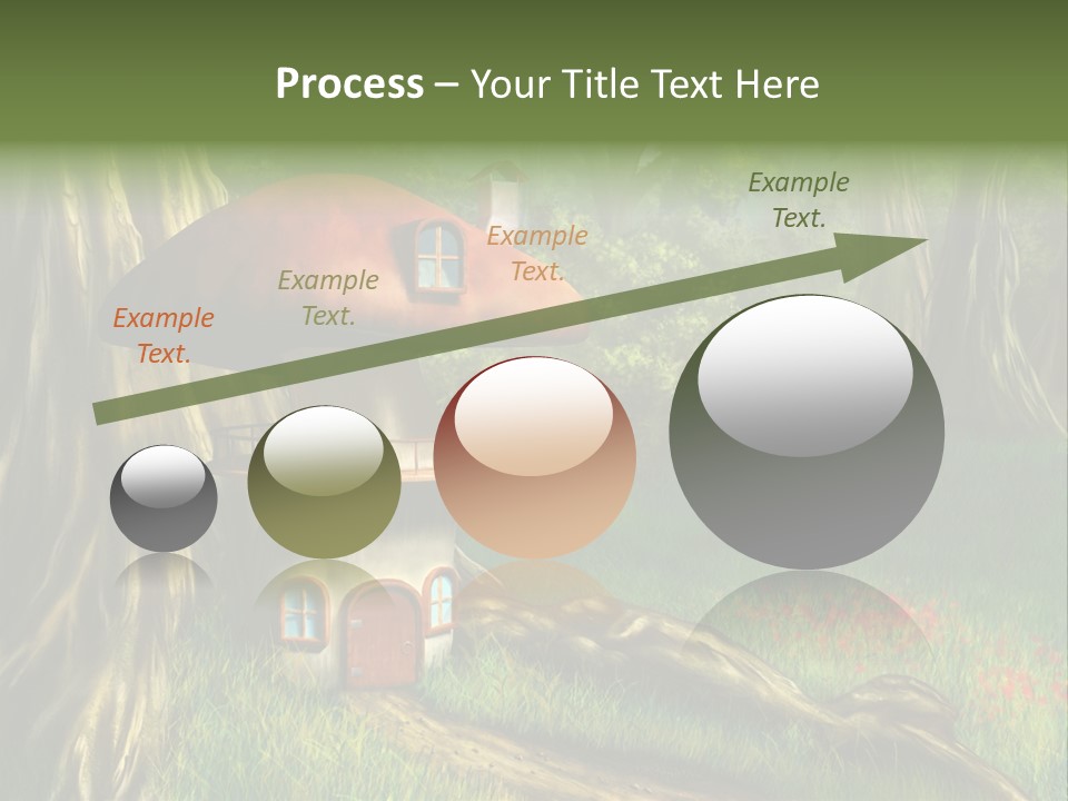 Green Fantasy Life PowerPoint Template