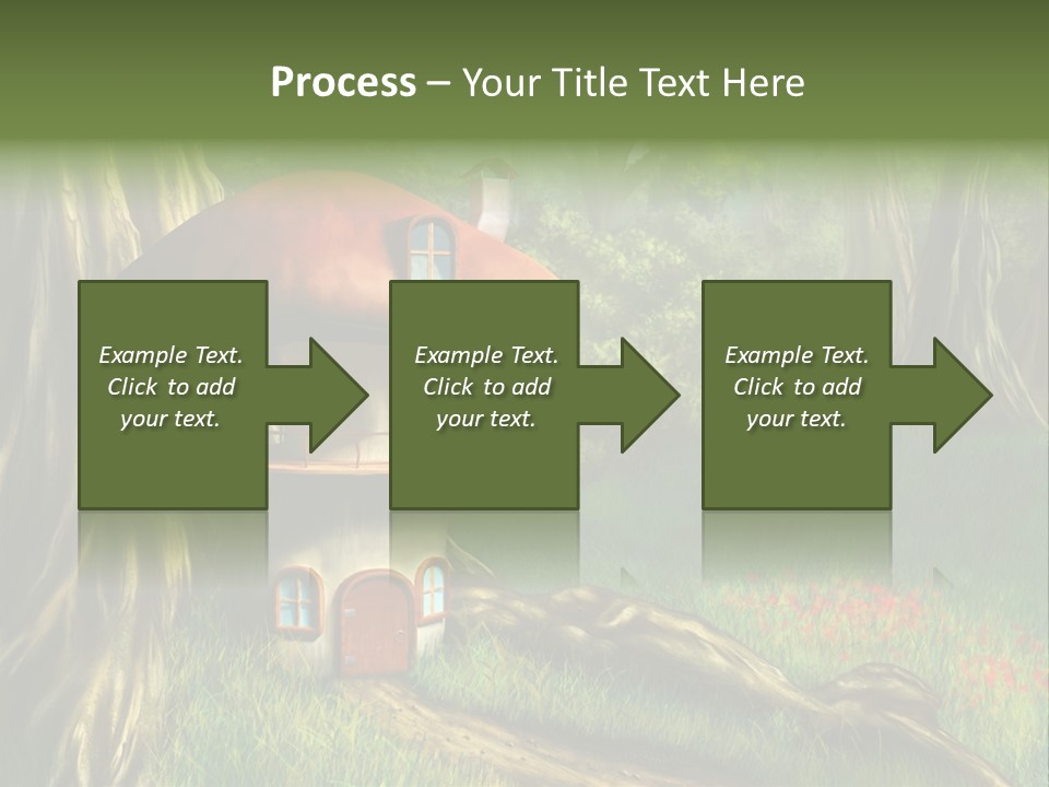 Green Fantasy Life PowerPoint Template