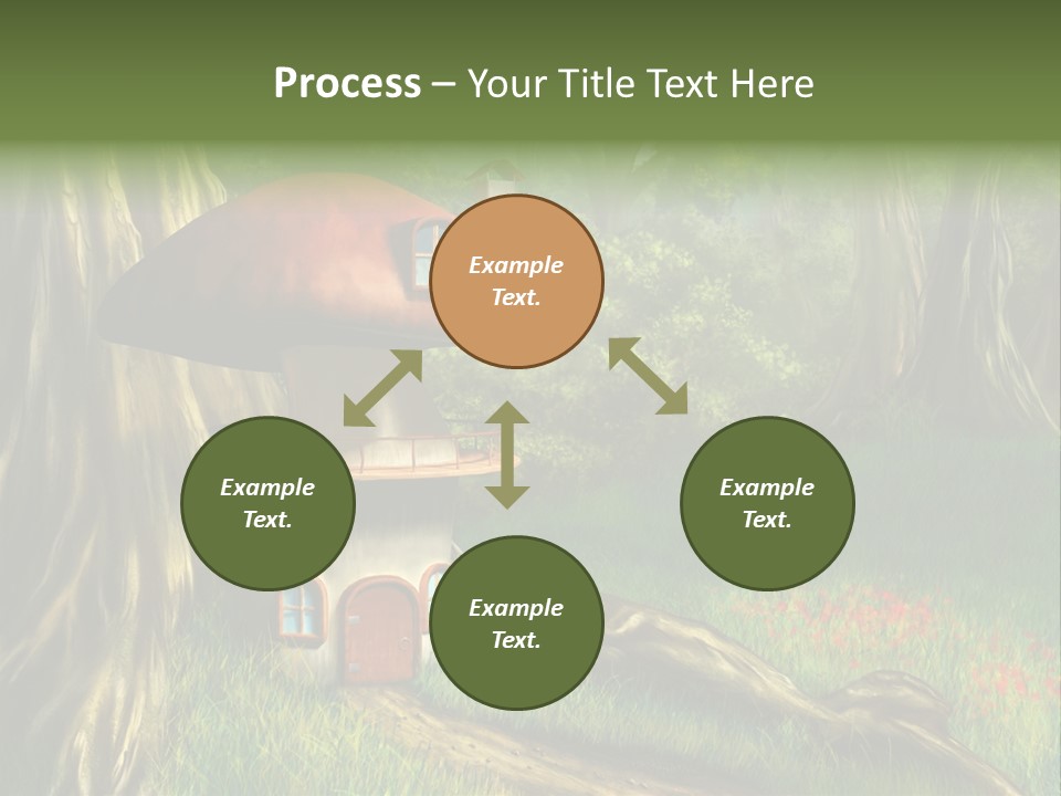 Green Fantasy Life PowerPoint Template