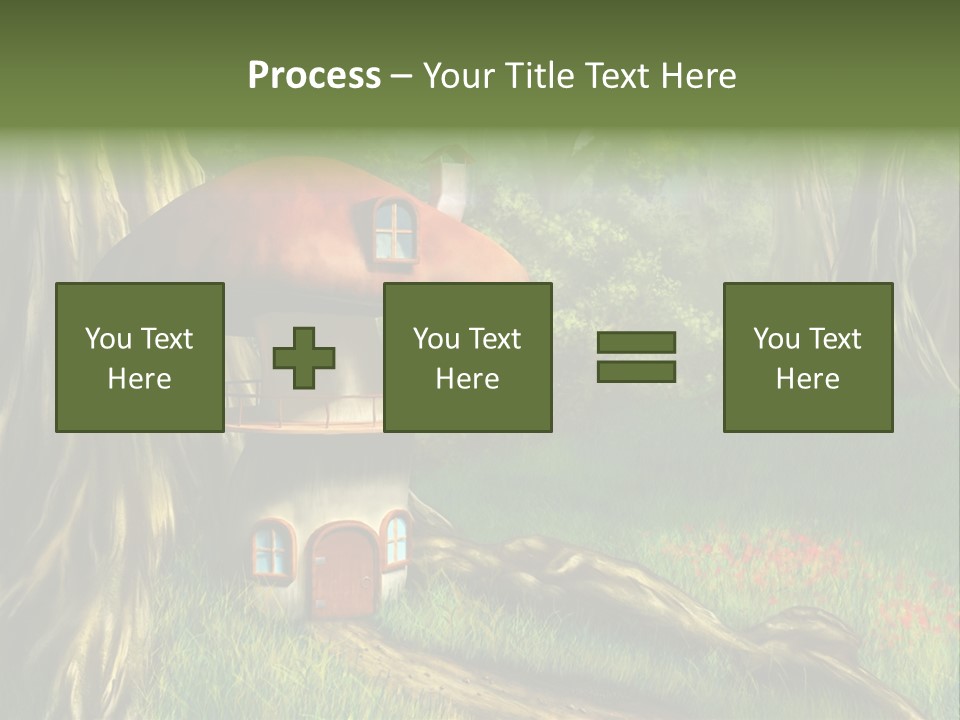 Green Fantasy Life PowerPoint Template