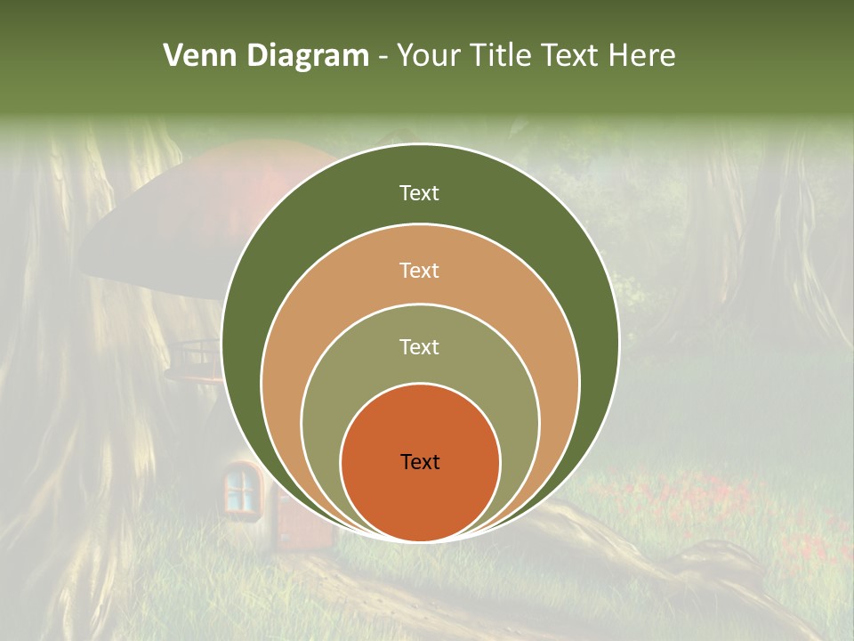Green Fantasy Life PowerPoint Template