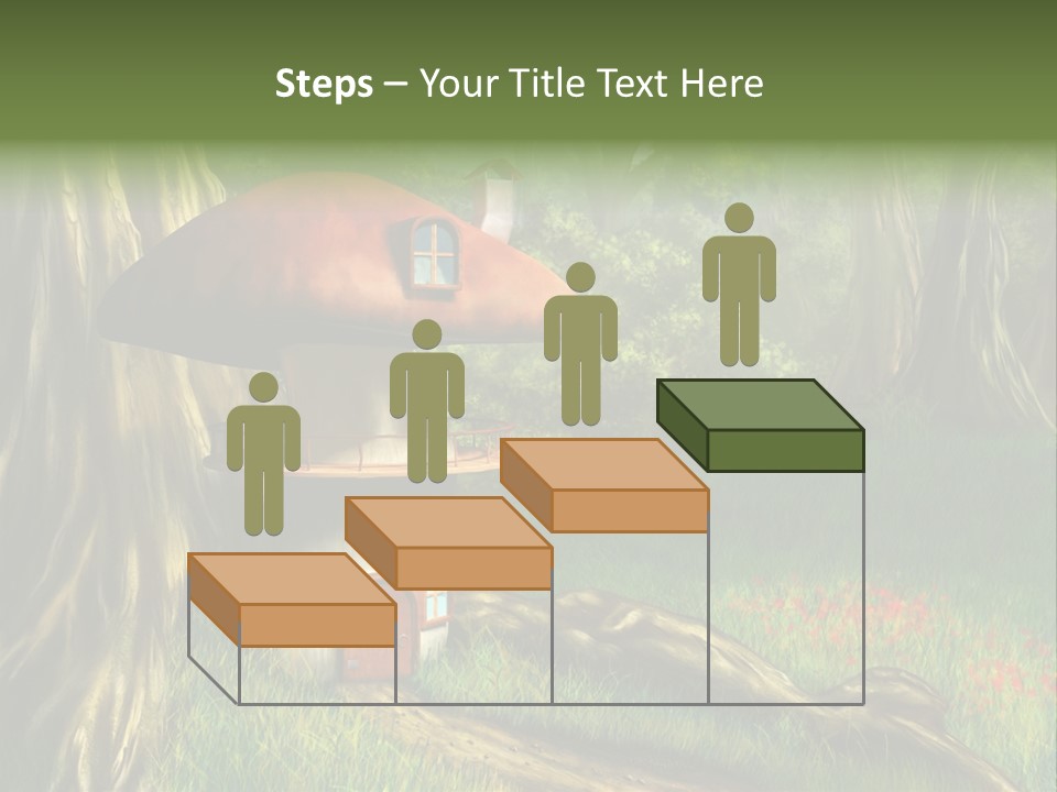 Green Fantasy Life PowerPoint Template