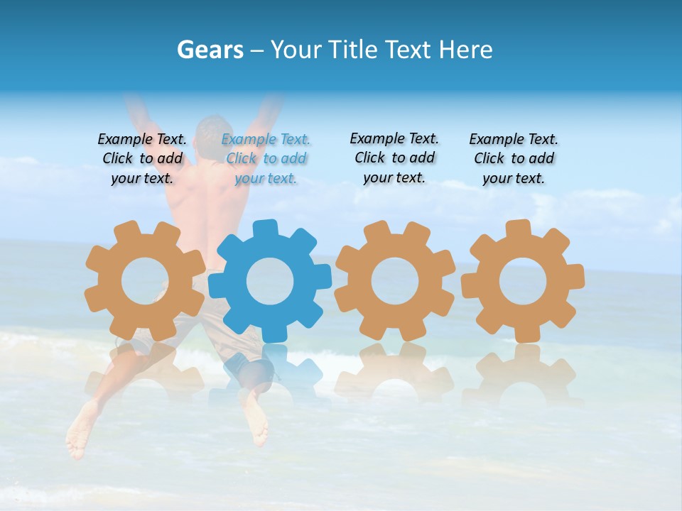 Graphic Sky Clip PowerPoint Template