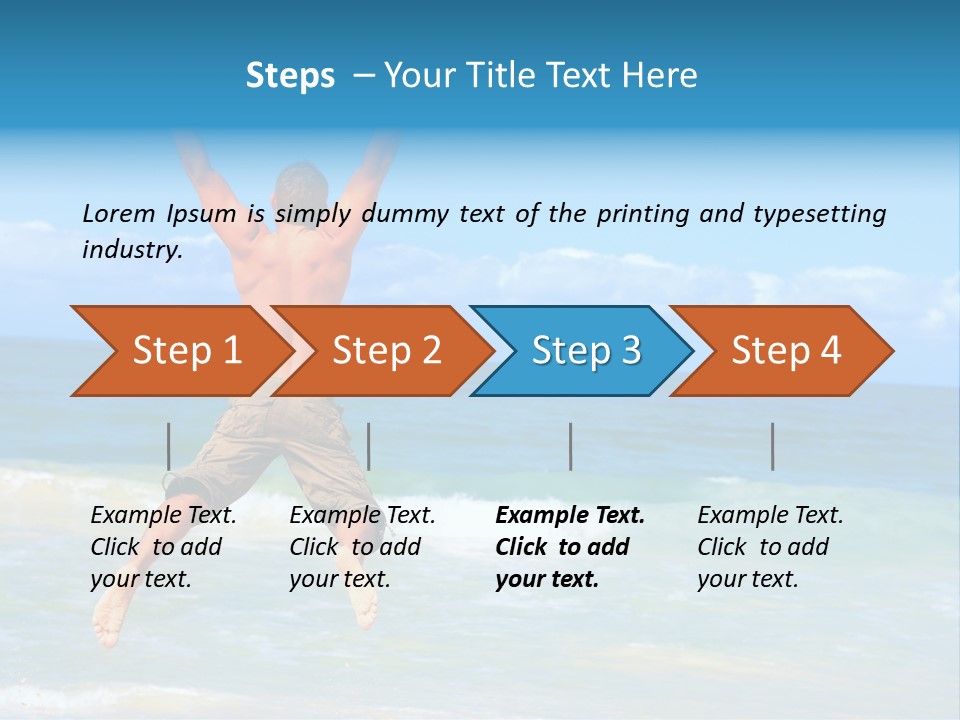 Graphic Sky Clip PowerPoint Template