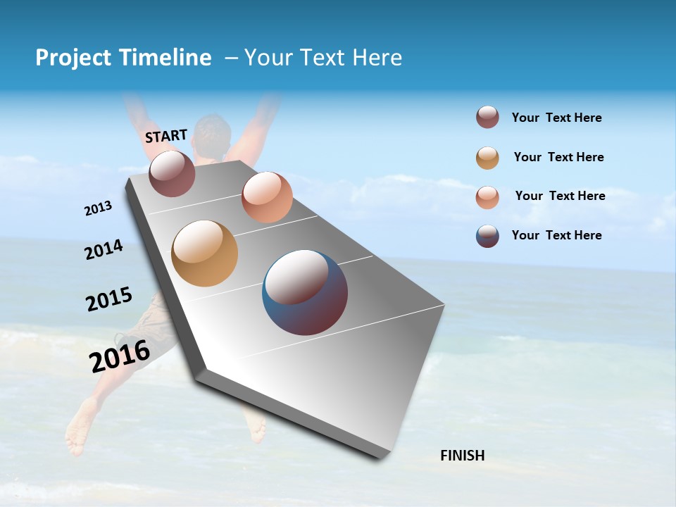 Graphic Sky Clip PowerPoint Template