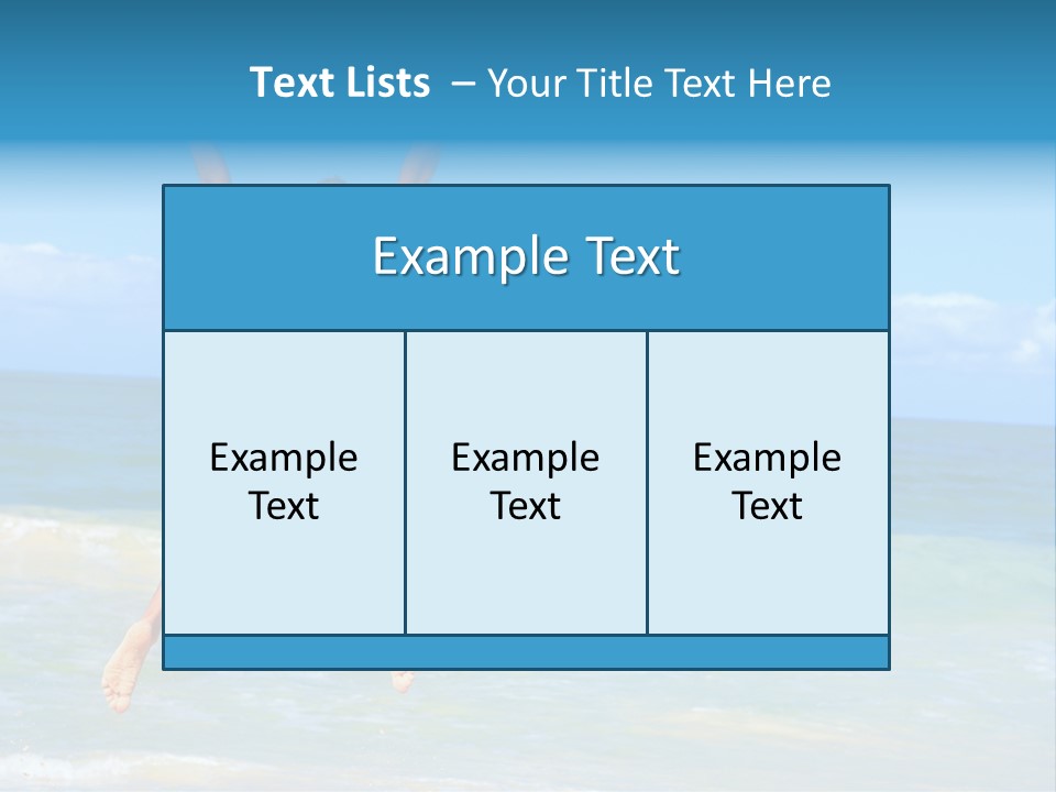 Graphic Sky Clip PowerPoint Template