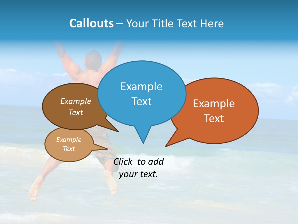 Graphic Sky Clip PowerPoint Template