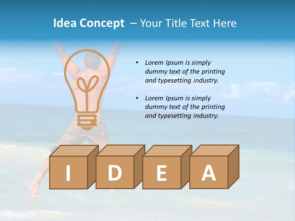 Graphic Sky Clip PowerPoint Template