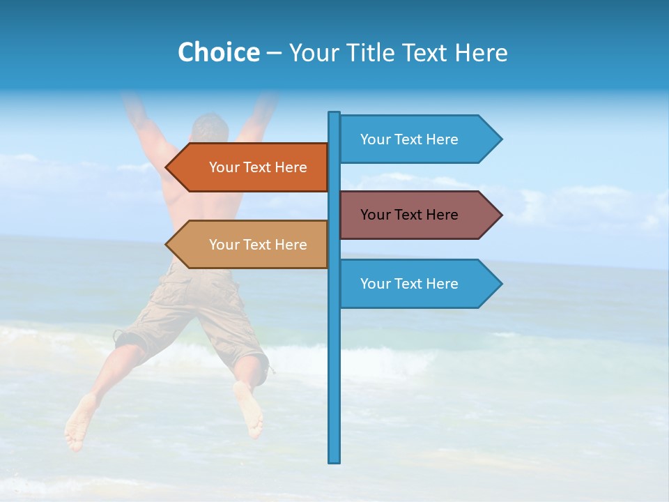 Graphic Sky Clip PowerPoint Template