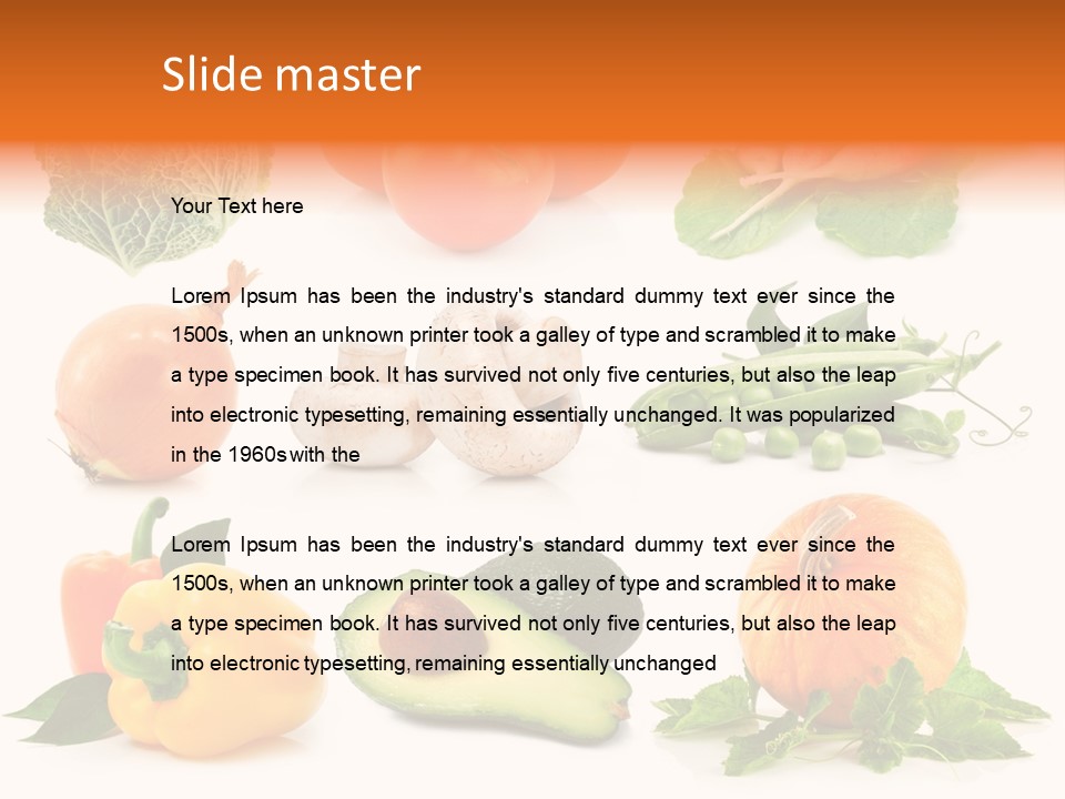 Background Plant Bunch PowerPoint Template