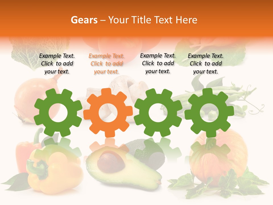 Background Plant Bunch PowerPoint Template