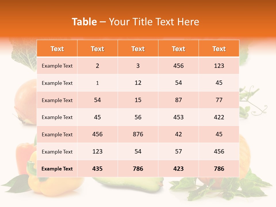 Background Plant Bunch PowerPoint Template