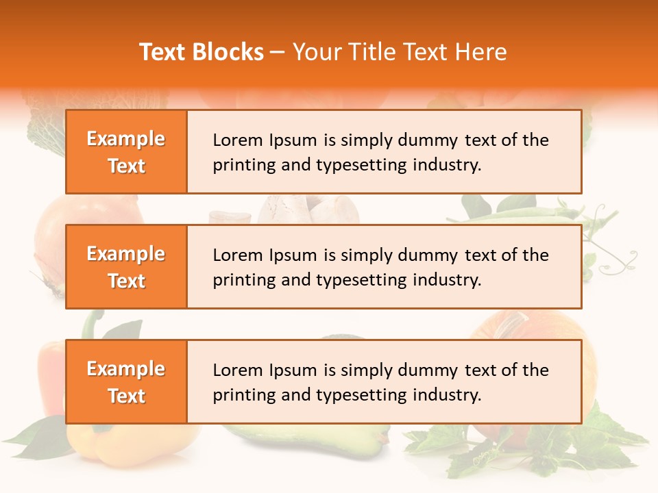 Background Plant Bunch PowerPoint Template