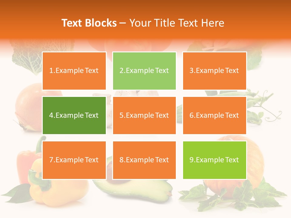 Background Plant Bunch PowerPoint Template