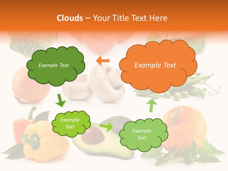 Background Plant Bunch PowerPoint Template