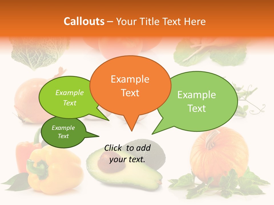 Background Plant Bunch PowerPoint Template